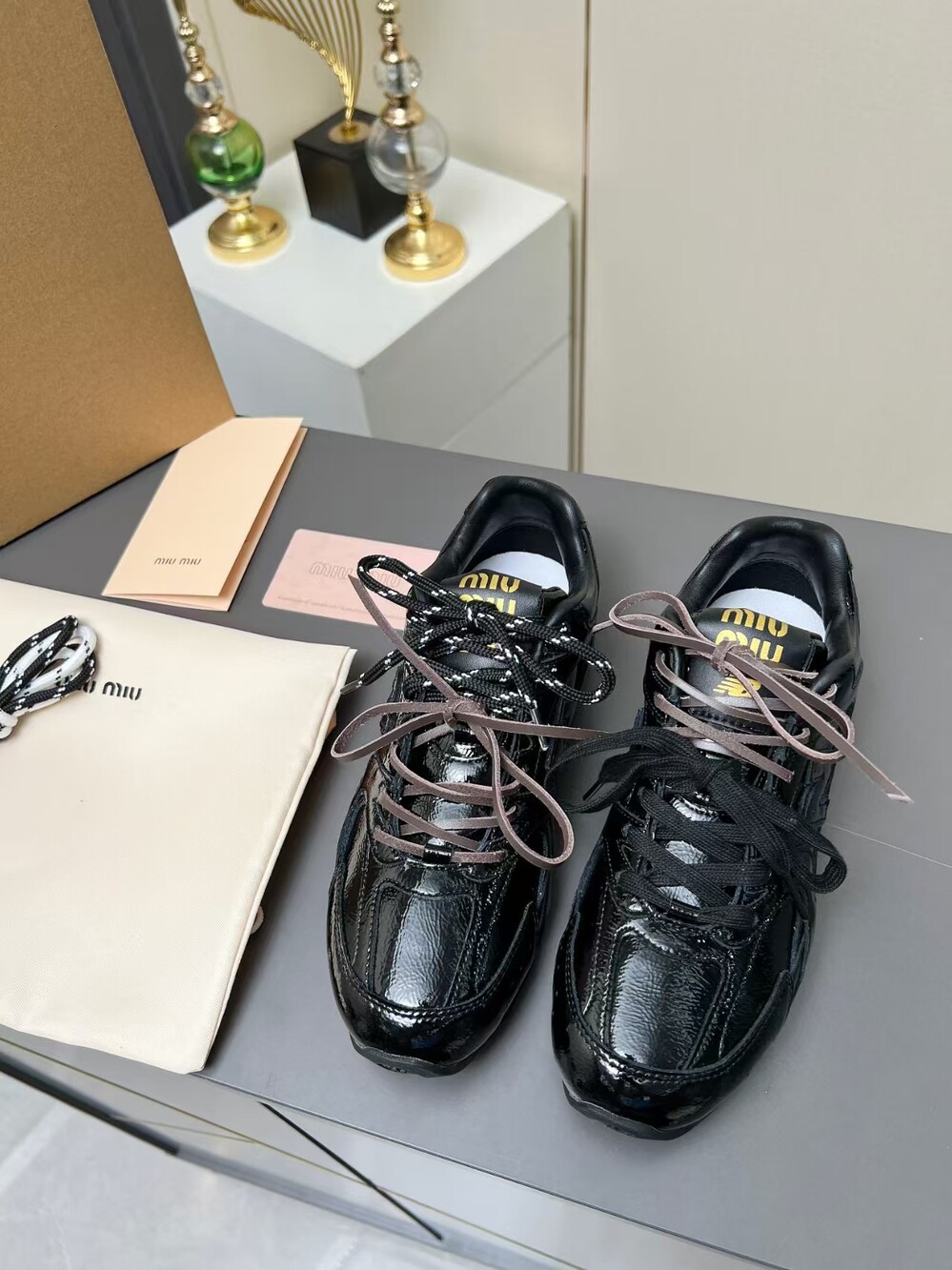 Miu Miu x New Balance Collaboration Sneakers